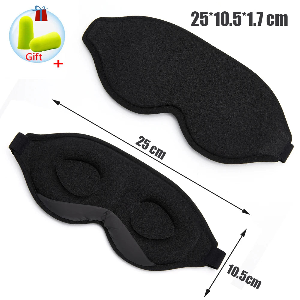 Silk Sleeping Mask Soft Smooth Sleep Mask For Eyes Travel Shade Cover Rest Relax Sleeping Blindfold Eye Cover Sleeping Aid