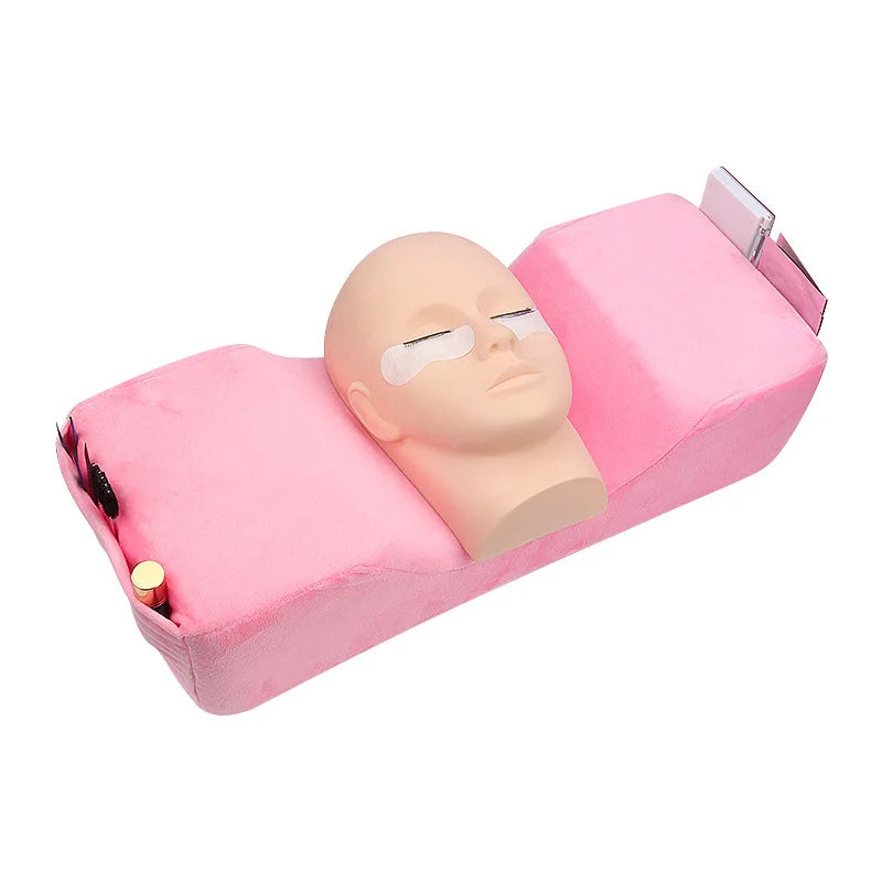 Professional Lash Pillow Neck Support Eyelash Pillow Lash Lift Soft Memory Foam Cushion Beauty Salon Eyelash Extension Pillow