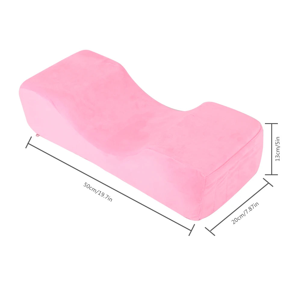 Professional Lash Pillow Neck Support Eyelash Pillow Soft Grafting Eyelashes Memory Foam Eyelash Extension Pillow Makeup Salon
