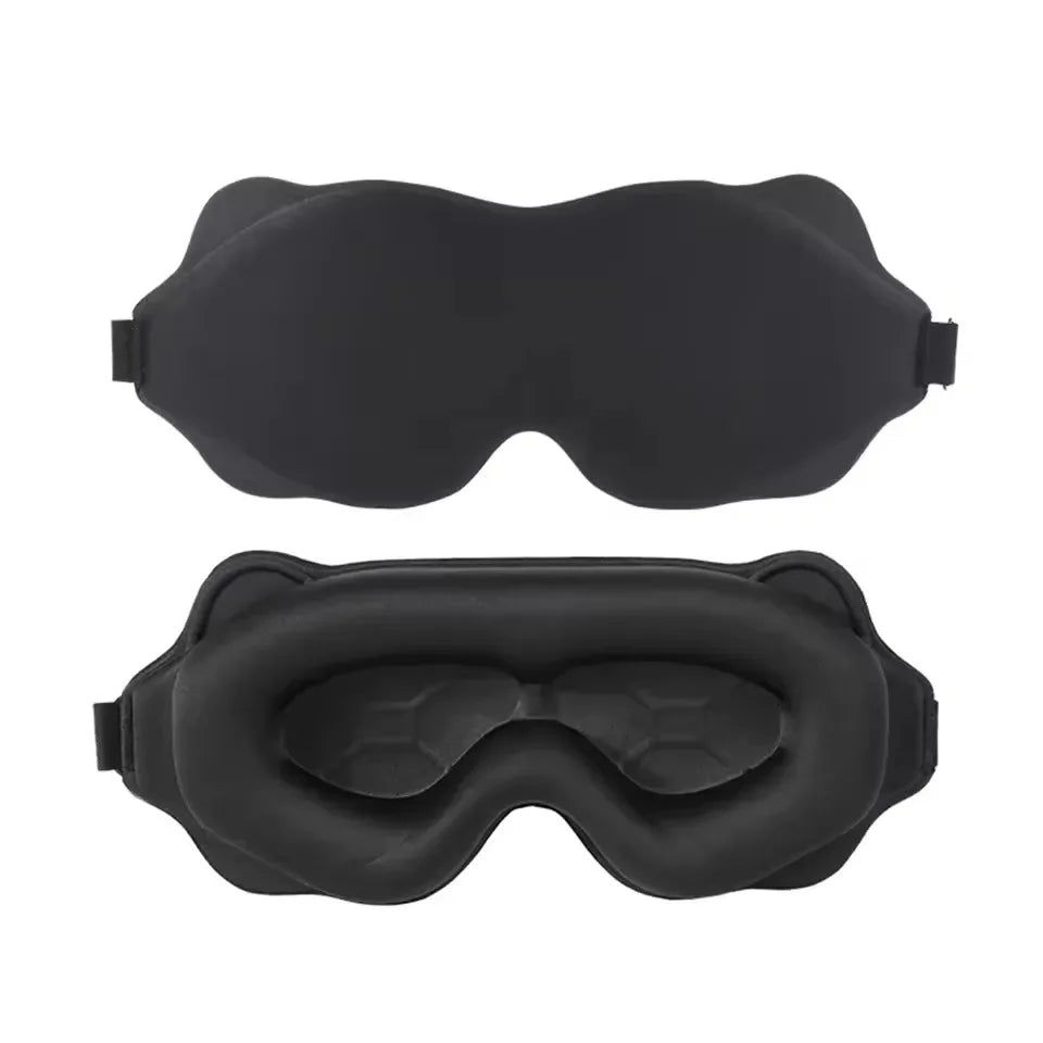 Sleep Eye Mask Weighted for Side Sleeper Men Women 3D Contoured Sleeping Mask No Eye Pressure 100% Blockout Soft Comfortable Eye
