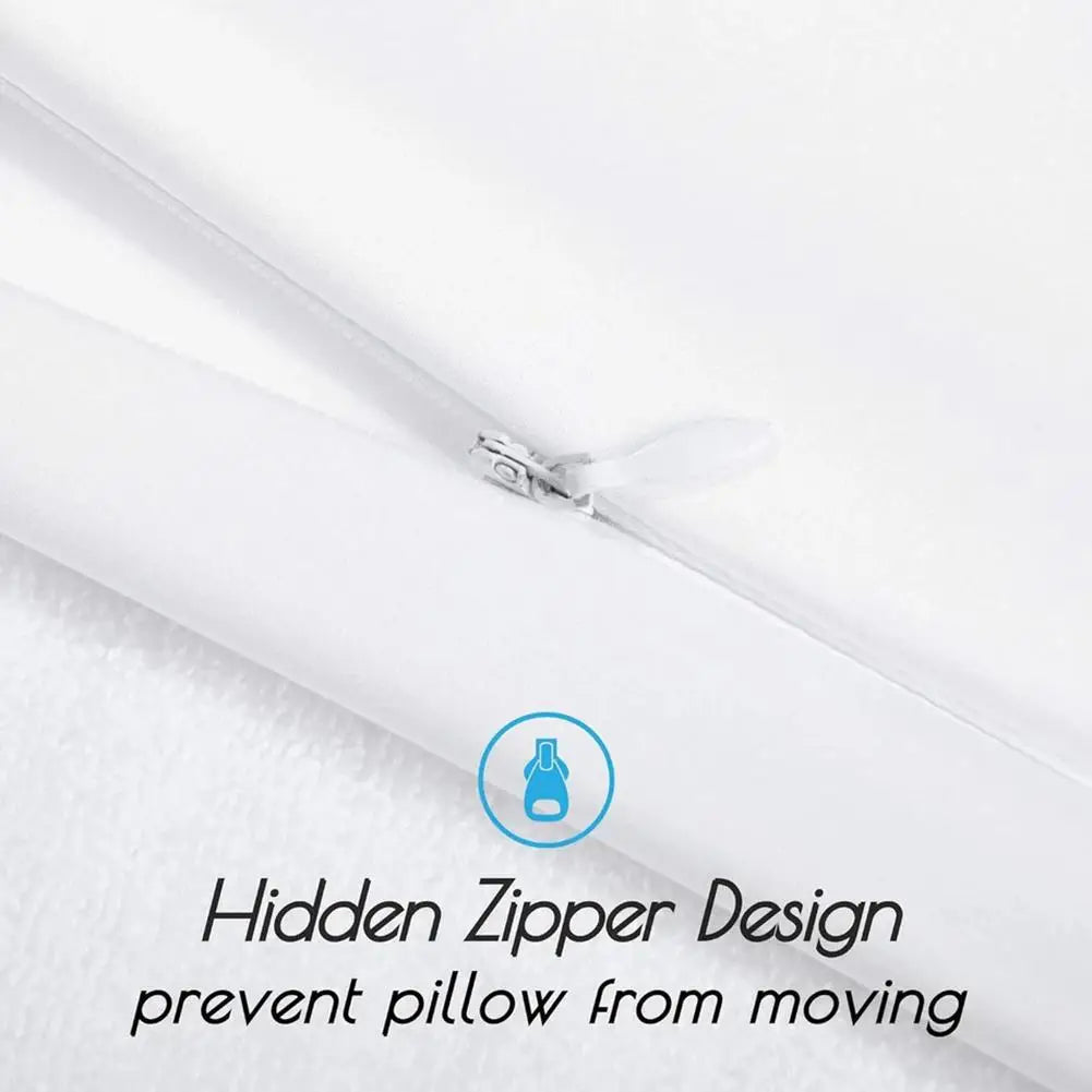 Pillowcase Silk Pillow Cover Silky Satin Hair Beauty Pillow case Comfortable Pillow Case Home Decor 51*66cm