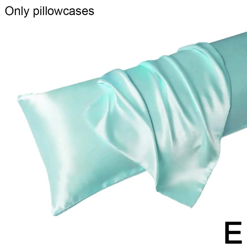 Pillowcase Silk Pillow Cover Silky Satin Hair Beauty Pillow case Comfortable Pillow Case Home Decor 51*66cm
