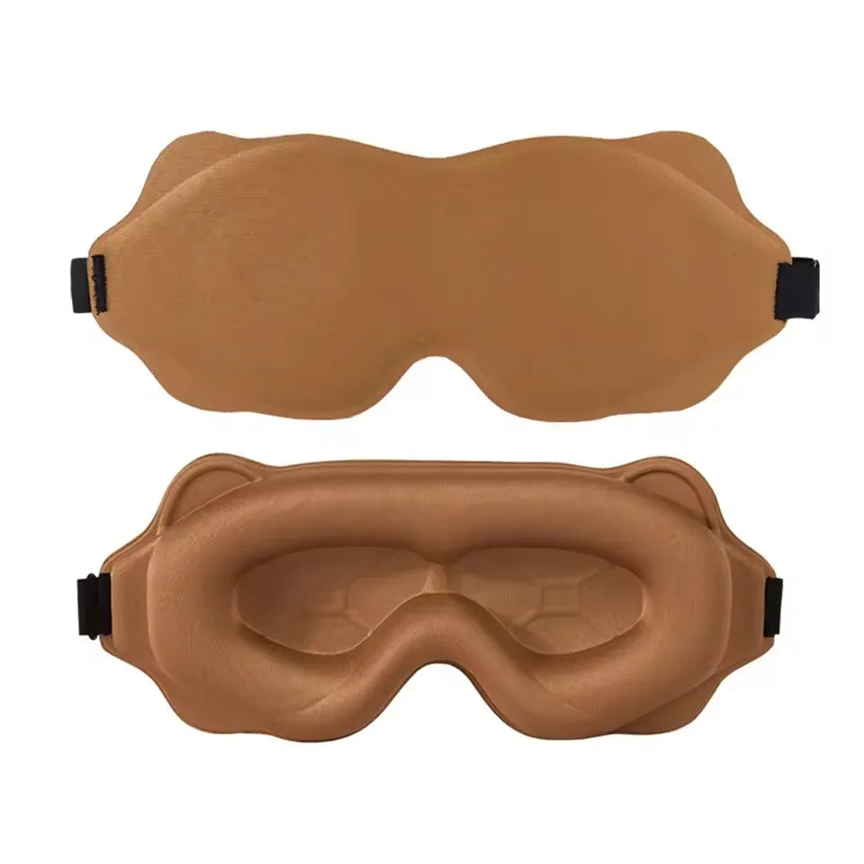 Sleep Eye Mask Weighted for Side Sleeper Men Women 3D Contoured Sleeping Mask No Eye Pressure 100% Blockout Soft Comfortable Eye