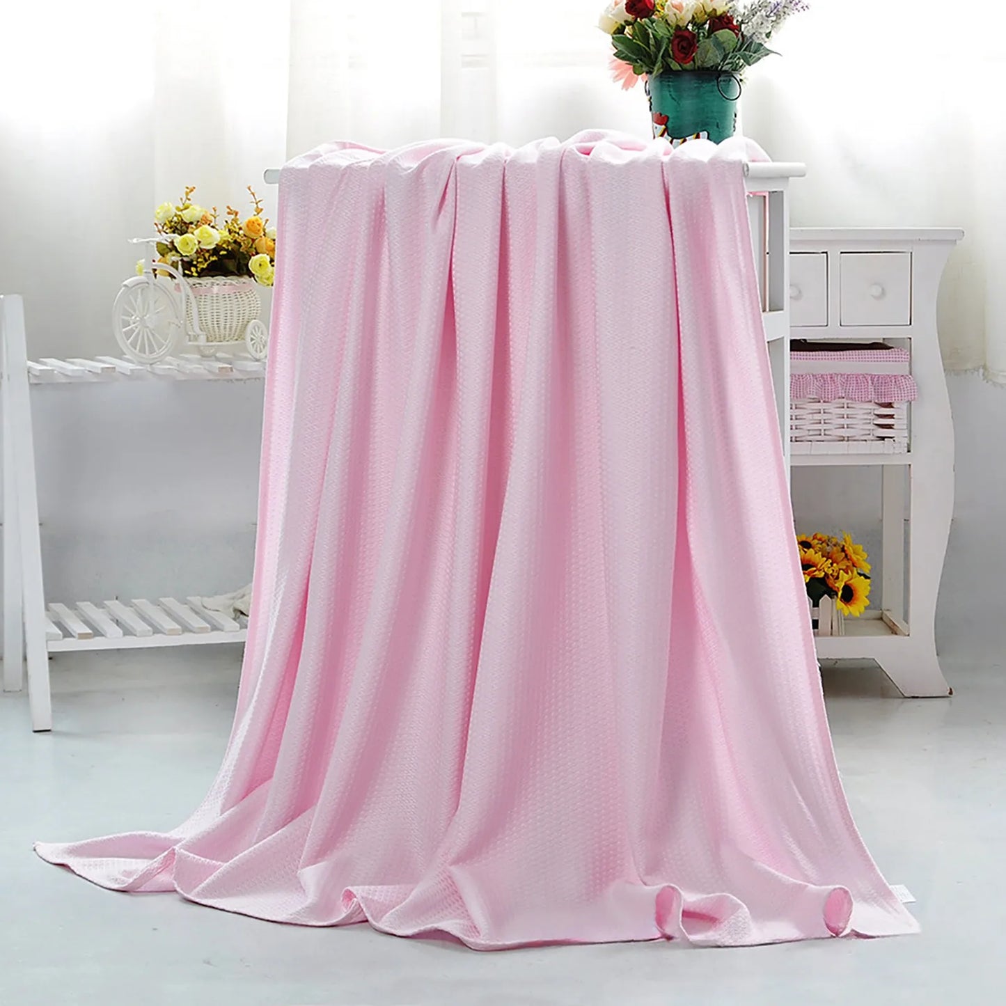 Summer Cooling Blanket Air Conditioning Quilt Skin-friendly Bamboos Fiber Light And Thin Breathable Cooling Quilt For Home