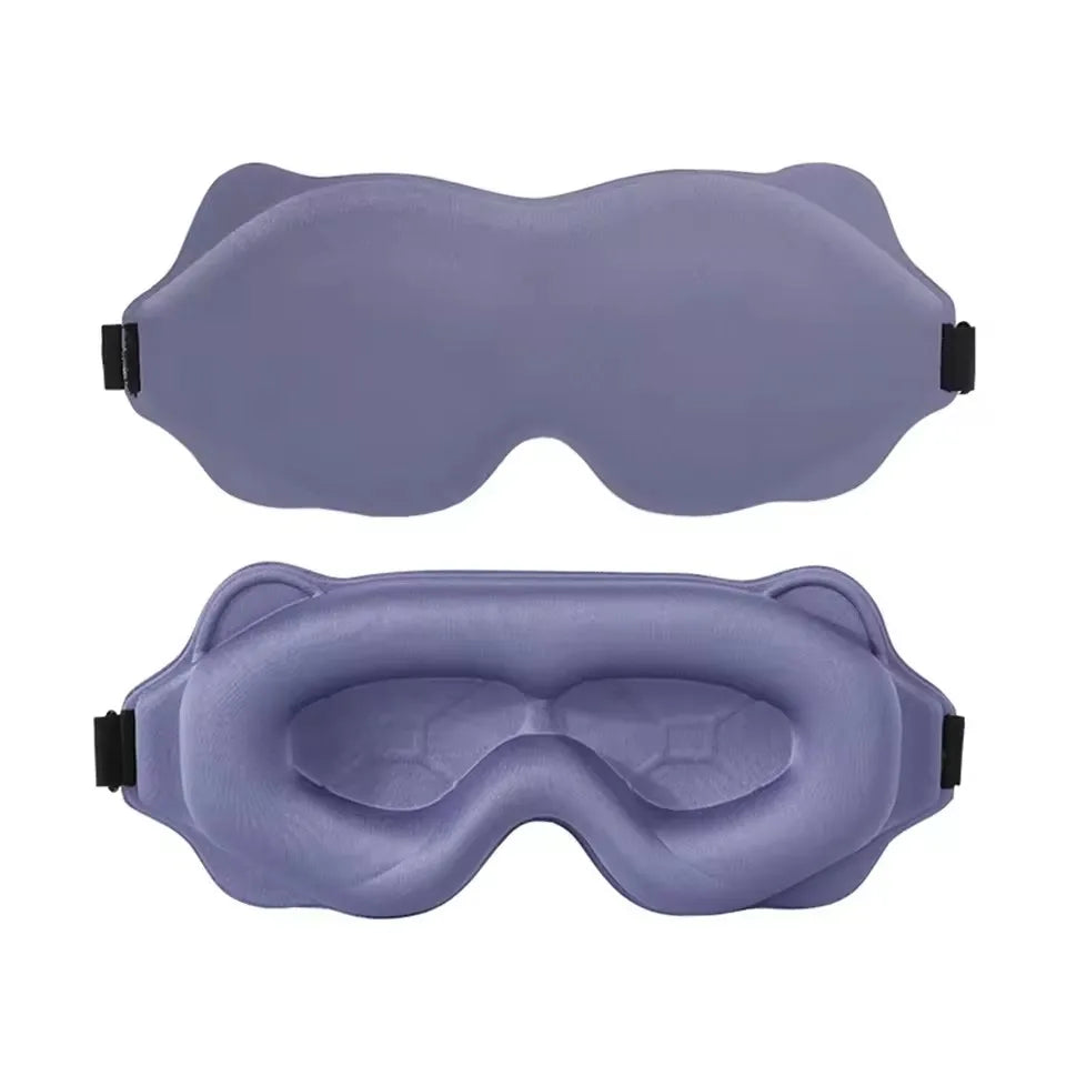 Sleep Eye Mask Weighted for Side Sleeper Men Women 3D Contoured Sleeping Mask No Eye Pressure 100% Blockout Soft Comfortable Eye
