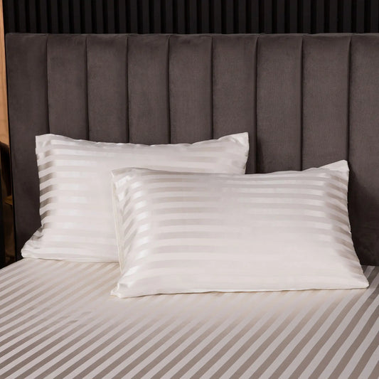 2 pices Satin Pillow Case for Hair Skin Silk Satin Pillowcase 51x76cm Pillowcases Set Silky Pillow Cover with Envelope Closure