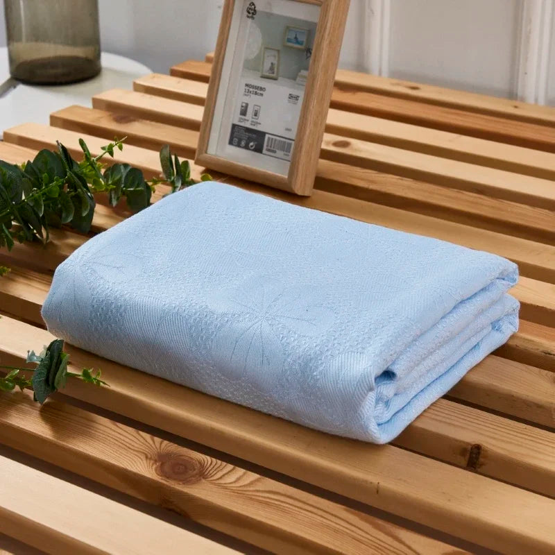 100% Bamboo Fiber Cooling Blanket for Summer Duvet Pure Natural Plant Skin-friendly Comforter Soft Breathable Cool Quilt Durable