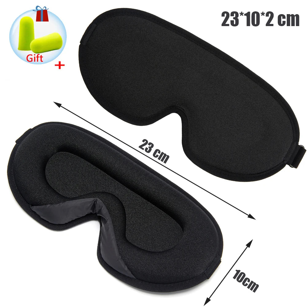 Silk Sleeping Mask Soft Smooth Sleep Mask For Eyes Travel Shade Cover Rest Relax Sleeping Blindfold Eye Cover Sleeping Aid