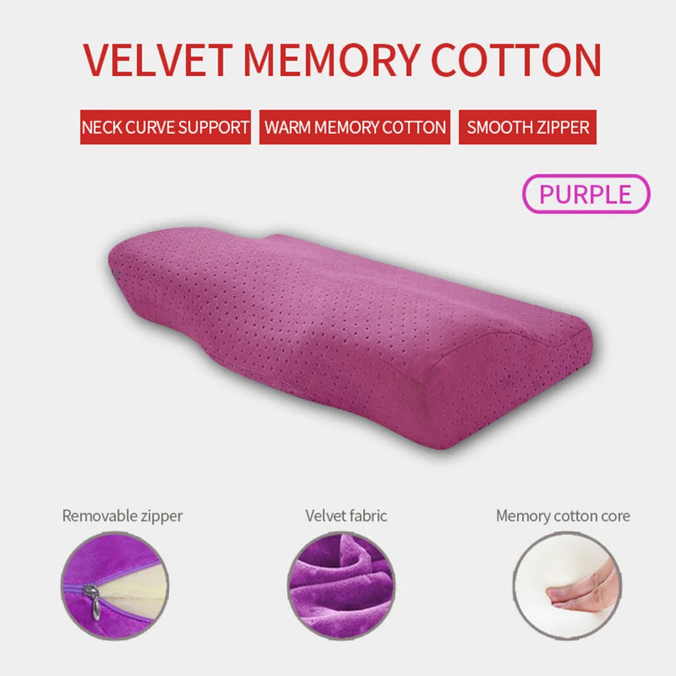 Professional Lash Pillow Neck Support Eyelash Pillow Soft Grafting Eyelashes Memory Foam Eyelash Extension Pillow Makeup Salon