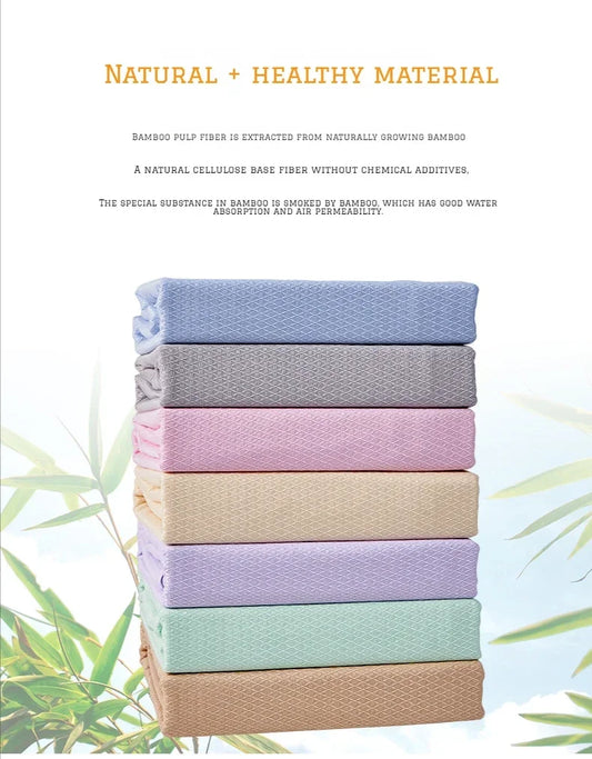 Summer cool blanket summer bamboo fiber ice silk cover blanket children's air conditioning blanket