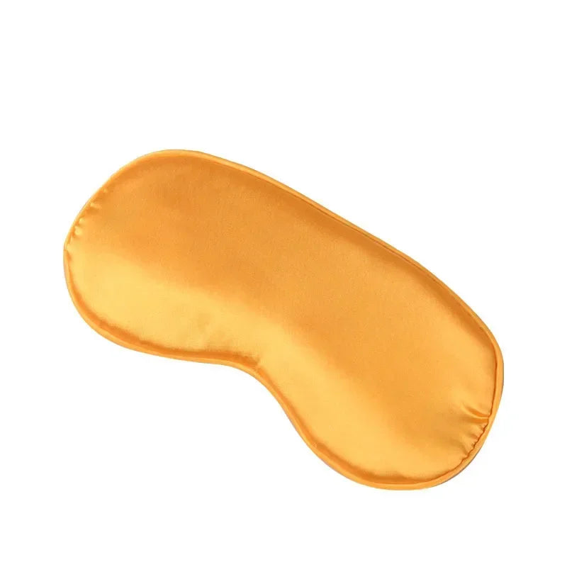 Eye Mask Silk Blackout Mask Office Sleep Double-sided  Mask To Relieve Fatigue Heating Eye Patch
