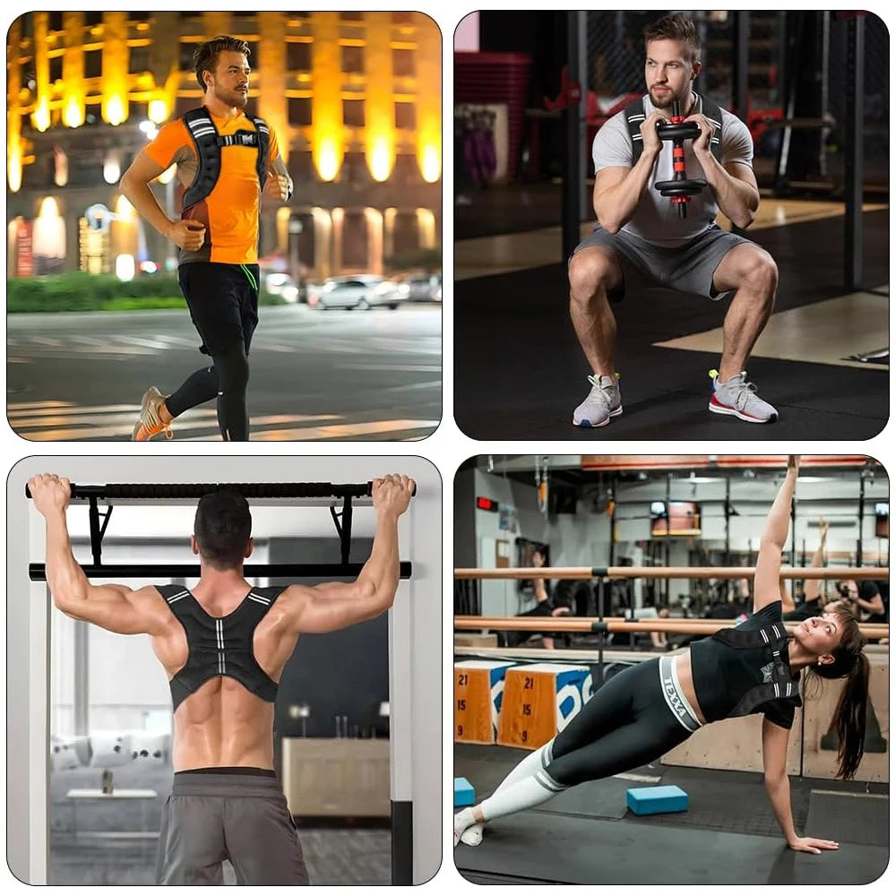 1PCS Weighted Vest for Workout,Strength Training Weight Vest for Men Women,Workout Equipment for Training-3kg/6.6lbs,5kg/11lbs