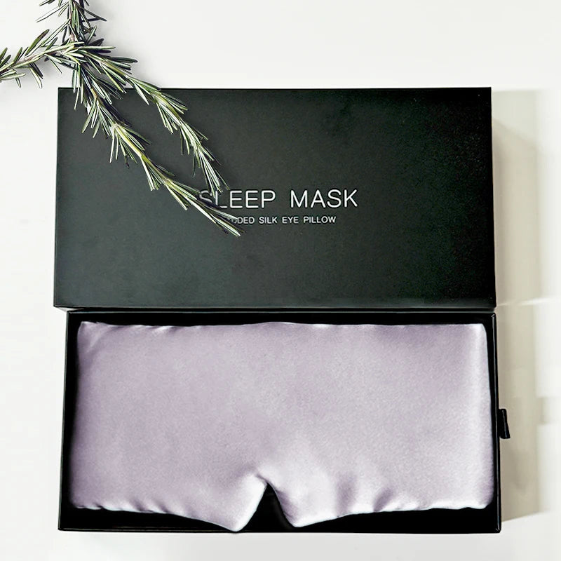 100% Pure Silk Sleep Mask Eyemask,Adjustable Band Eye Covers,Soft Breathable For Sleeping,Luxury Silk Sleep Eyemask