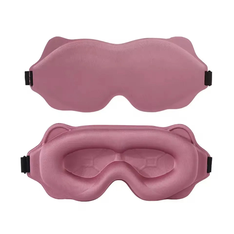 Sleep Eye Mask Weighted for Side Sleeper Men Women 3D Contoured Sleeping Mask No Eye Pressure 100% Blockout Soft Comfortable Eye