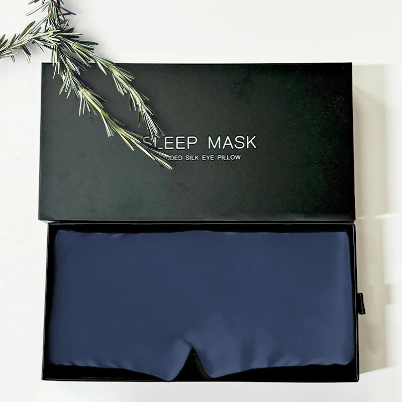 100% Pure Silk Sleep Mask Eyemask,Adjustable Band Eye Covers,Soft Breathable For Sleeping,Luxury Silk Sleep Eyemask
