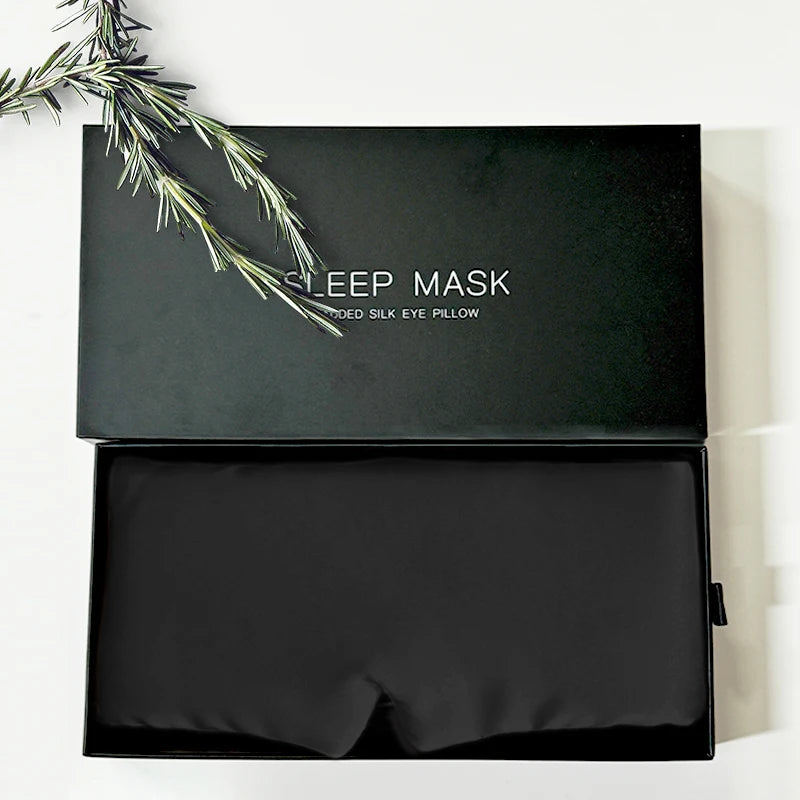 100% Pure Silk Sleep Mask Eyemask,Adjustable Band Eye Covers,Soft Breathable For Sleeping,Luxury Silk Sleep Eyemask