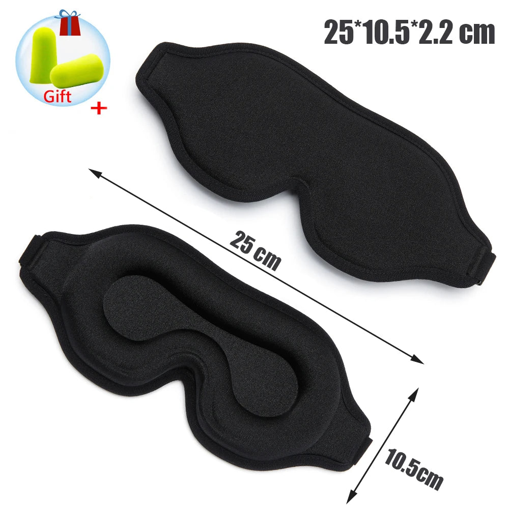 Silk Sleeping Mask Soft Smooth Sleep Mask For Eyes Travel Shade Cover Rest Relax Sleeping Blindfold Eye Cover Sleeping Aid
