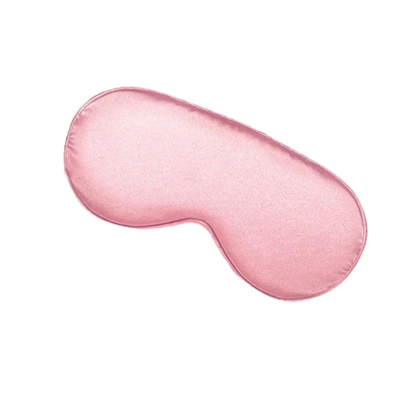 Eye Mask Silk Blackout Mask Office Sleep Double-sided  Mask To Relieve Fatigue Heating Eye Patch