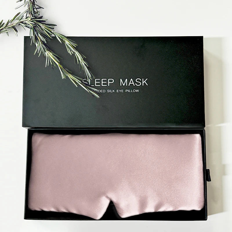 100% Pure Silk Sleep Mask Eyemask,Adjustable Band Eye Covers,Soft Breathable For Sleeping,Luxury Silk Sleep Eyemask